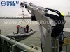 HAOYO Telescopic boom marine crane ship crane for sale