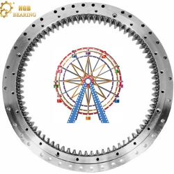 Anti-corrosion large diameter gear Ferris wheel turntable bearing