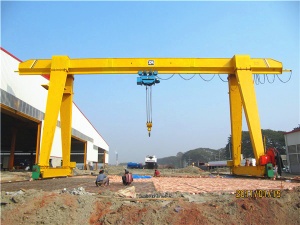 Single girder electric hoist mobile 10 ton gantry crane price
