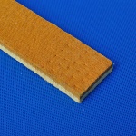 Heat Resistant Brown Pbo/Para-Aramid Pad / Strip / Felt For Aluminium Extrusion Presses Industry