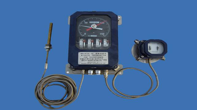 Specifications Weatherproof case to IP55  Temperature range: 0~150 degree  Indicating precision: 2.0  Ambient temperature: -40 ~ +55 degree Transformer winding temperature controller, continuously indicating temperature of transformer windings.   The complete indicator is comprised of two sections:   1) BWR-04 temperature controller with one set-in electrical heating element and BL type current adapter.   2) A digital displaying meter for remote control XMT (or XST)   Please tell us your detailed requirement and we will suggest suitable instrument.