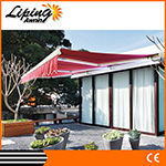 Full cassette awning, retractable awning, electric sunshade