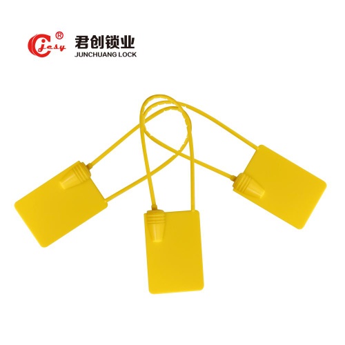 Disposable plastic container security seals safety seal