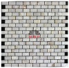 brick shell mosaic tile wall board kitchen