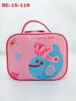 pink color lunch box