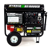DuroStar DS10000EH 10,000-Watt 18-Hp Dual Fuel Hybrid Generator w/ Electric Start - JPE-0705152
