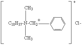 surface active agent cationic surface active agent benzyldimethyl(octadecyl)ammonium chloride