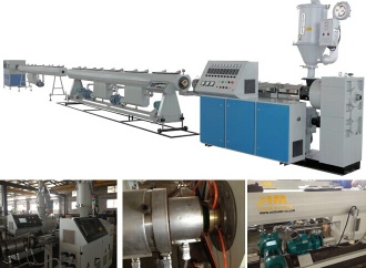 PE pipe extrusion line,pe pipe making line,pe pipe production line