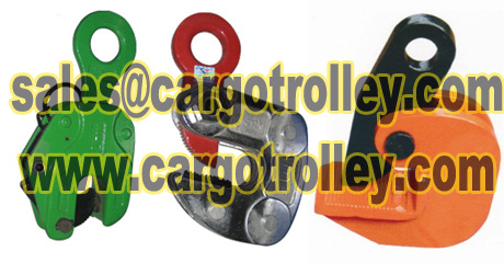 Steel plate lifting clamps