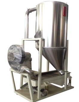 machine sets with xibration sieve , air blower and storage hopper