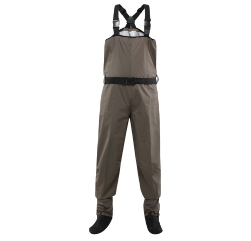 3 layer light weight fabric breathable waterproof chest stocking foot fly fishing waders
