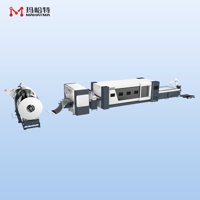 laser cutter and Fiber Laser Cutting Machine with shear line for steel coiling sheet