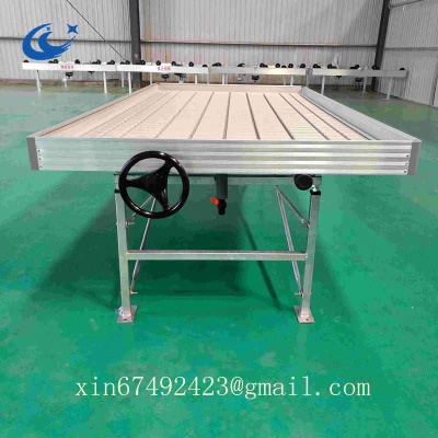 Greenhouse rolling bench/ebb and flow bench/ movable seedbed for planting - CC-0112