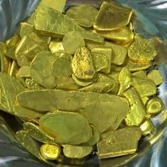 Raw Gold Bars - For sale raw Mineral