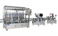 Automated Filling Capping Labeling Production Line