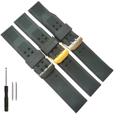23mm Luminox Watch Band Silicone Rubber Replacement Strap No Logo KS91148