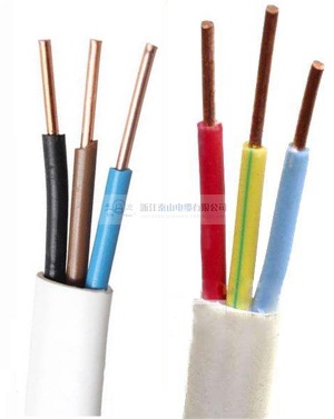 BVVB Solid Copper Conductor PVC Sheathed Multi-Cores Flat Cables