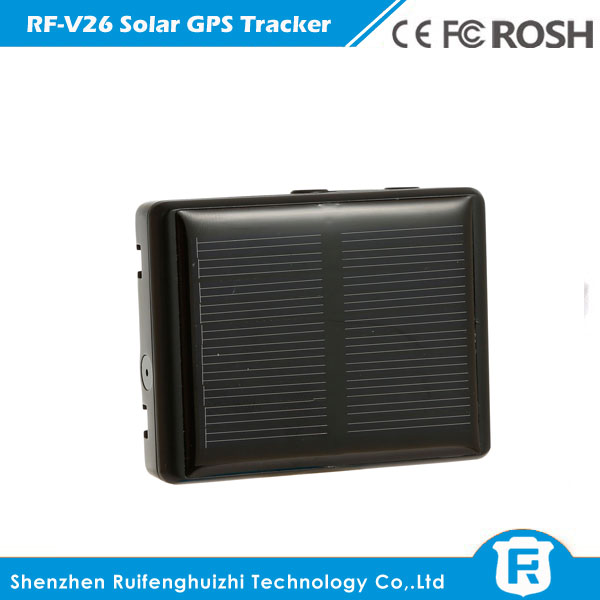 reachfar rf-v26 smallest mini solar powered gps tracker for cow/sheep with sos alarm, two way voice