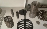 Perforated metal mesh and sheet for filtration