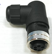 Right angle solder type connector