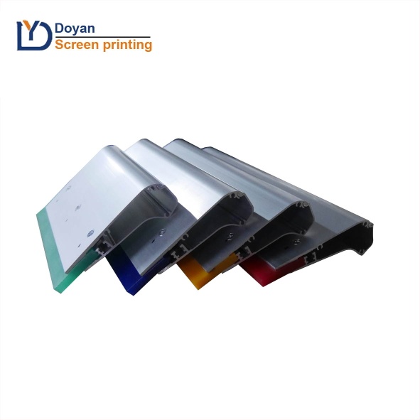Aluminum handle with squeegee for T-shirt printng