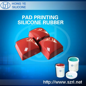 Pad printing silicone rubber is mainly use for printing irregular patterns of plastic toys, electroplating toys and trade makers . Pad printing silicone rubber as a carrier which transfer patterns on the steel plate to the toys products surface.