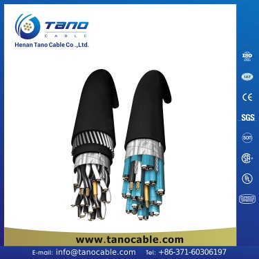 low price and safty 300/500V 50 Cores 1.5mm2 copper conductor PE insulation instrument cable