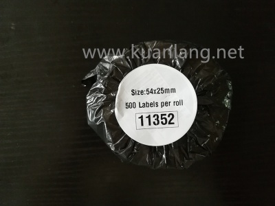 25*54 direct thermal paper compatible dymo 11352 label