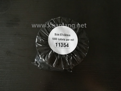 Compatible 11354 Direct thermal Label 57mmX32MMX1000PCS