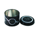 classical round black tea tin container