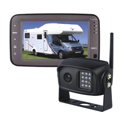Vardsafe Digital Wireless Backup Rear View Camera Monitor System For Truck RV Trailer Caravan