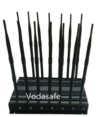 WiFi GSM CDMA 3G  Full-Band Wireless Cell Phone Signal Jammer with 14 Antenna Jammer