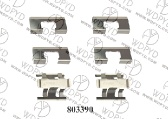 wellde disc brake pad clip 803390 for rear acura integra 1986-1989 - 02