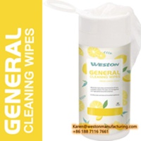 Weston Manufacturing Lemon Scent Antiviral Wipes