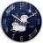 Cheap Modern Home Decoration 12 Constellations Round Wall Clock