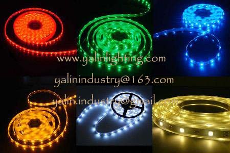 holiday LED strip lighting, RGB 3528SMD flexible rope light