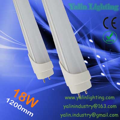 18W T8 LED tube, fluorescent SMD tube lamp, 120cm 4ft light