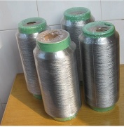 Silver plated/coated conductive sewing thread signal line