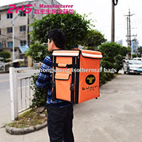 insulated lunch food drink ice cream cooler backpack bag for bike or motorcycle