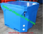 Rotomolded 800Liter Blue Insulated Fish Container