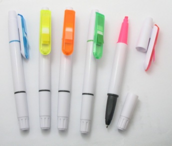 highlighter and ball pen with memo sticker ART5028 - ART5028
