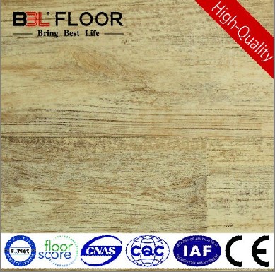 5mm Light Brushed Oak Crystal Texture Rubber Gym Flooring BBL-923-4