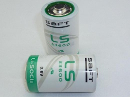 3.6V Lithium Battery Saft LS33600 - LS33600