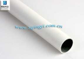 28mm PVC with white steel pipe for Industrial equipement,trolleys,or pipe rackings