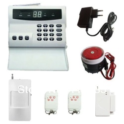 wireless telephone home security alarm system