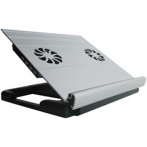 iDock A1 notebook stand with 4USB and pure aluminum surface and 6 degree height