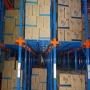 heavy duty storage drive in racks,powder coated steel racking