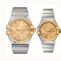 wholesale fashion stainless steel couple brand wrist watch