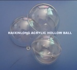 High transparent Acrylic hollow ball for displaying gifts - plastichollowball