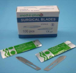 Sterile disposable surgical blade